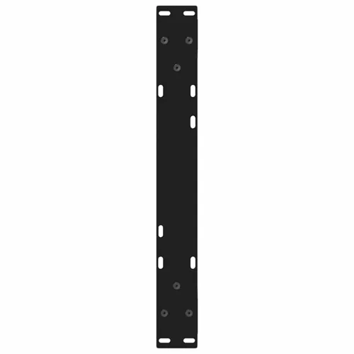  2 db fekete acél dohányzóasztal láb 50 x (30-31,3) cm