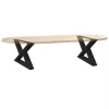  2 db fekete acél dohányzóasztal láb 50 x (30-31,3) cm