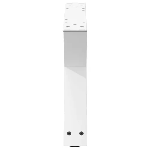  2 db fehér dohányzóasztal láb 50 x (30-31,3) cm acél dohányzóasztal láb