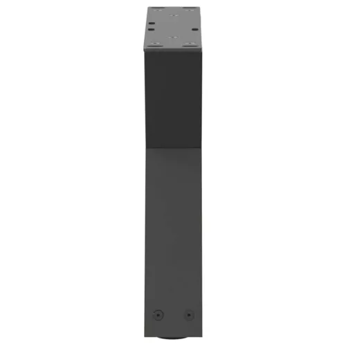  2 db antracitszürke acél dohányzóasztal láb 50 x (30-31,3) cm