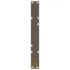  2 db natúr acél dohányzóasztal láb 50 x (30-31,3) cm acél