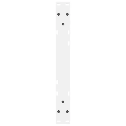  2 db fehér dohányzóasztal láb 60 x (30-31,3) cm acél dohányzóasztal láb