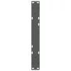  2 db antracitszürke acél dohányzóasztal láb 60 x (30-31,3) cm