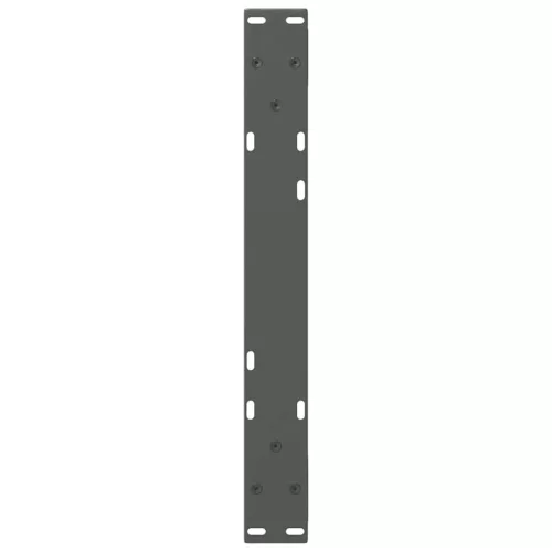  2 db antracitszürke acél dohányzóasztal láb 60 x (30-31,3) cm