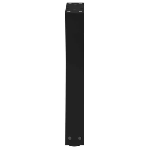  2 db fekete acél dohányzóasztal láb 28 x (42-43,3) cm