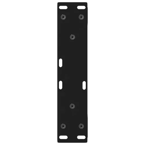  2 db fekete acél dohányzóasztal láb 28 x (42-43,3) cm