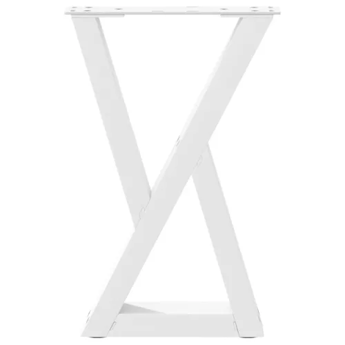  2 db fehér dohányzóasztal láb 28 x (42-43,3) cm acél dohányzóasztal láb