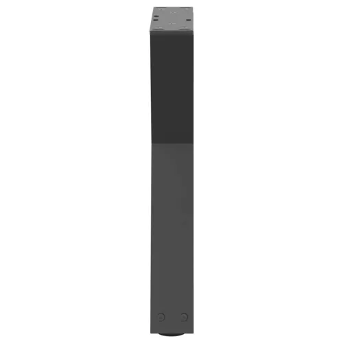  2 db antracitszürke acél dohányzóasztal láb 28 x (42-43,3) cm