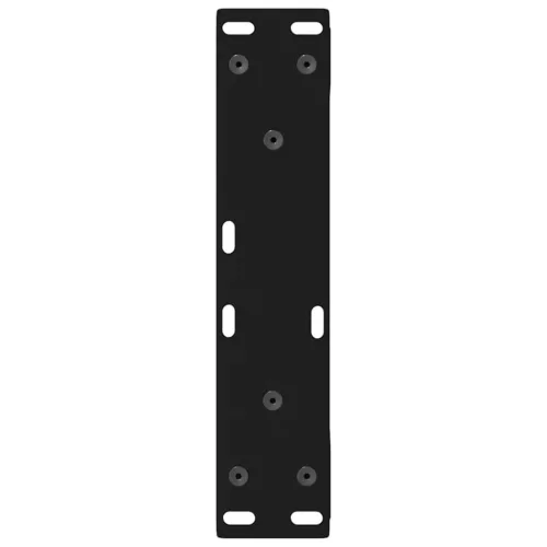  2 db fekete acél dohányzóasztal láb 38 x (42-43,3) cm