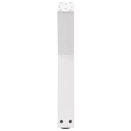  2 db fehér dohányzóasztal láb 38 x (42-43,3) cm acél dohányzóasztal láb
