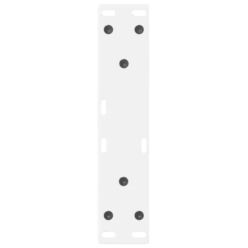  2 db fehér dohányzóasztal láb 38 x (42-43,3) cm acél dohányzóasztal láb