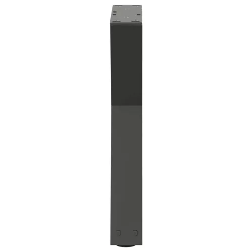 2 db antracitszürke acél dohányzóasztal láb 38x(42-43,3) cm