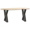  2 db antracitszürke acél dohányzóasztal láb 38x(42-43,3) cm