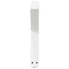  2 db fehér dohányzóasztal láb 50 x (42-43,3) cm acél dohányzóasztal láb