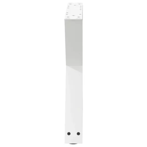  2 db fehér dohányzóasztal láb 50 x (42-43,3) cm acél dohányzóasztal láb