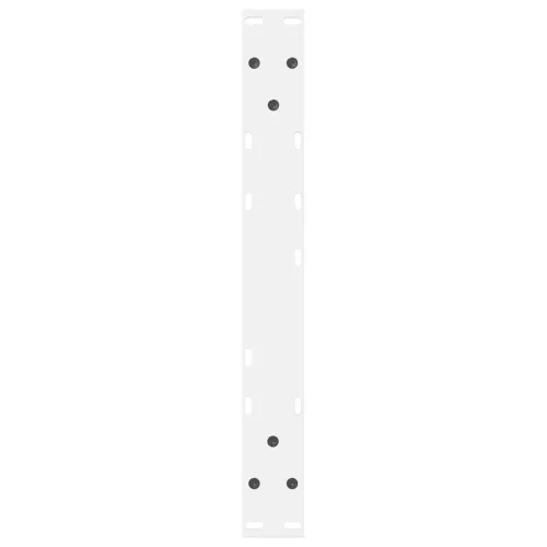  2 db fehér dohányzóasztal láb 50 x (42-43,3) cm acél dohányzóasztal láb
