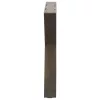  2 db natúr acél dohányzóasztal láb 50 x (42-43,3) cm acél