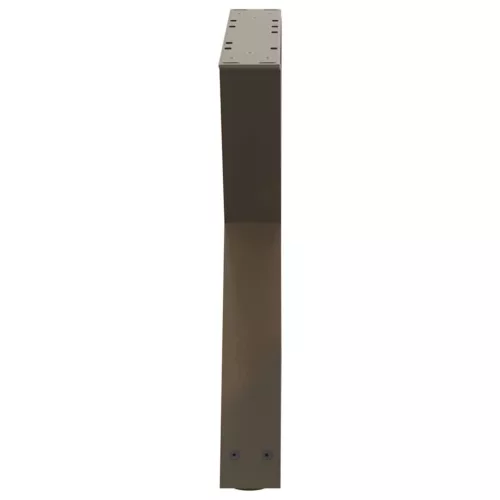  2 db natúr acél dohányzóasztal láb 50 x (42-43,3) cm acél