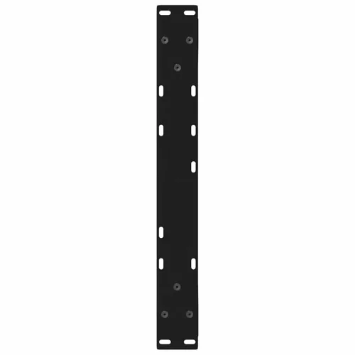  2 db fekete acél dohányzóasztal láb 60 x (42-43,3) cm