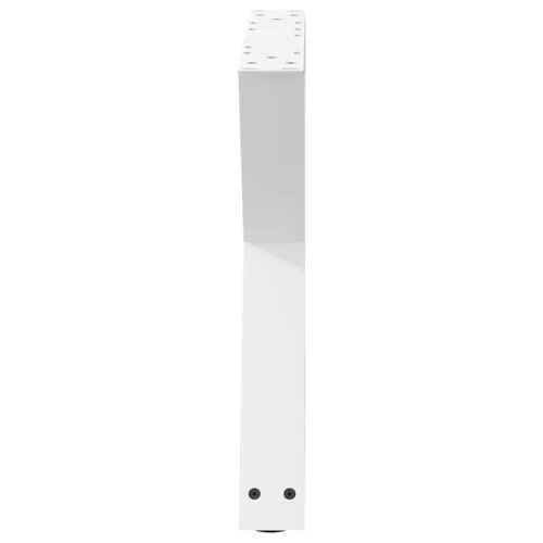  2 db fehér dohányzóasztal láb 60 x (42-43,3) cm acél dohányzóasztal láb