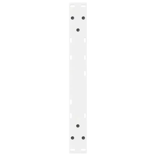  2 db fehér dohányzóasztal láb 60 x (42-43,3) cm acél dohányzóasztal láb