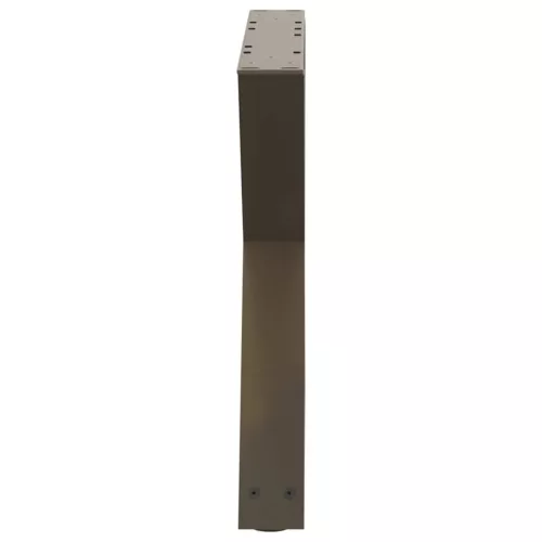  2 db natúr acél dohányzóasztal láb 60 x (42-43,3) cm acél