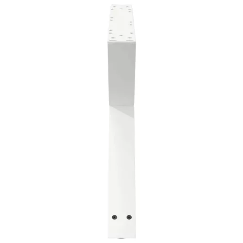  2 db fehér dohányzóasztal láb 70 x (42-43,3) cm acél dohányzóasztal láb