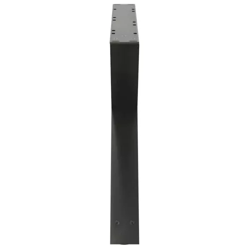  2 db antracitszürke acél dohányzóasztal láb 70 x (42-43,3) cm