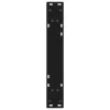  2 db fekete acél étkezőasztal láb 50 x (72-73,3) cm