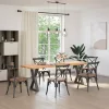 2 db antracitszürke acél étkezőasztalláb 50x(72-73,3) cm