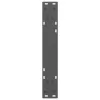  2 db antracitszürke acél étkezőasztalláb 50x(72-73,3) cm
