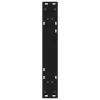  2 db fekete acél étkezőasztal láb 60 x (72-73,3) cm