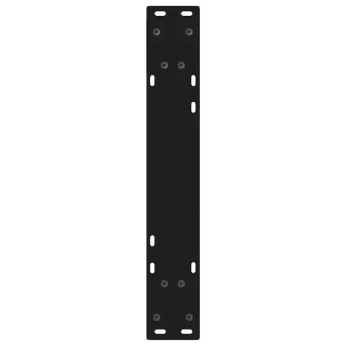  2 db fekete acél étkezőasztal láb 60 x (72-73,3) cm