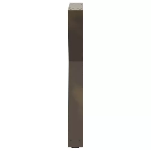  2 db natúr acél étkezőasztal láb 60 x (72-73,3) cm acél
