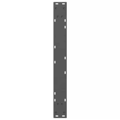  2 db antracitszürke acél étkezőasztalláb 70x(72-73,3) cm