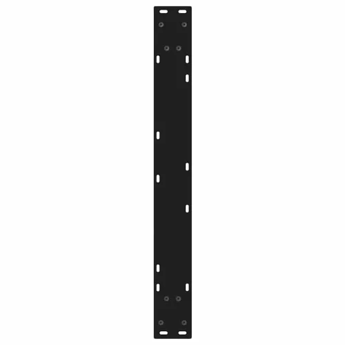  2 db fekete acél étkezőasztal láb 80 x (72-73,3) cm