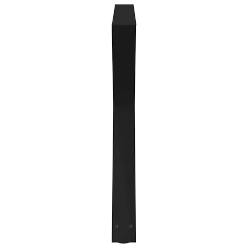 2 db fekete acél étkezőasztal láb 90 x (72-73,3) cm