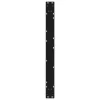  2 db fekete acél étkezőasztal láb 90 x (72-73,3) cm