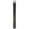  2 db natúr acél étkezőasztal láb 90 x (72-73,3) cm acél