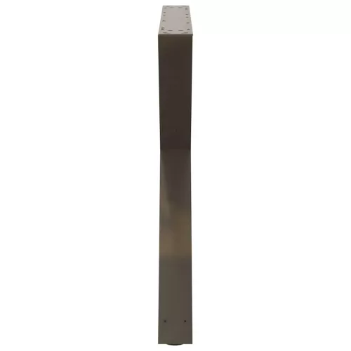  2 db natúr acél étkezőasztal láb 90 x (72-73,3) cm acél