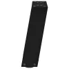  2 db U alakú fekete acél dohányzóasztal láb 30x(30-31) cm