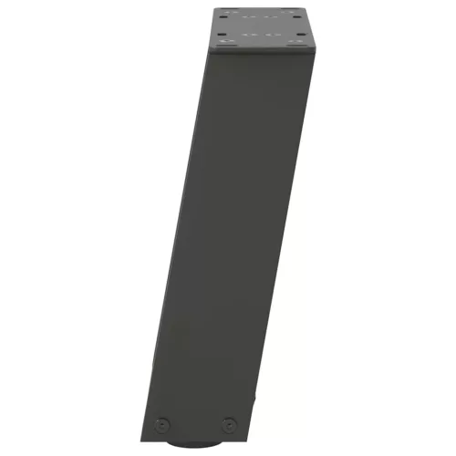  2 db antracitszürke, U alakú acél dohányzóasztal láb 30x(30-31) cm