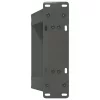  2 db antracitszürke, U alakú acél dohányzóasztal láb 30x(30-31) cm
