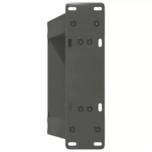  2 db antracitszürke, U alakú acél dohányzóasztal láb 30x(30-31) cm