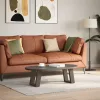  2 db U alakú natúr acél dohányzóasztal láb 30x(30-31) cm