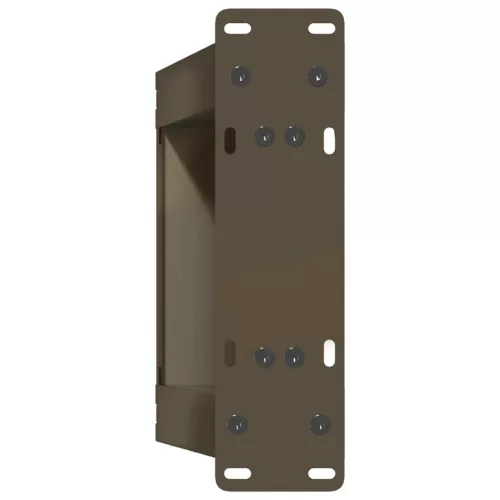  2 db U alakú natúr acél dohányzóasztal láb 30x(30-31) cm