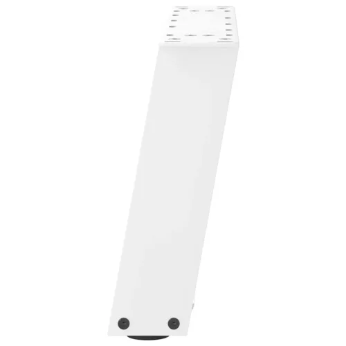  2 db U alakú dohányzóasztal láb fehér 40 x (30-31) cm acél