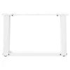  2 db U alakú fehér dohányzóasztal láb 50 x (30-31) cm acél