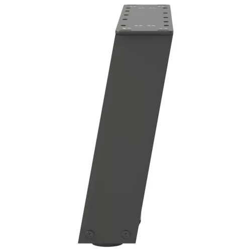  2 db antracitszürke U-alakú acél dohányzóasztal láb 50x(30-31) cm