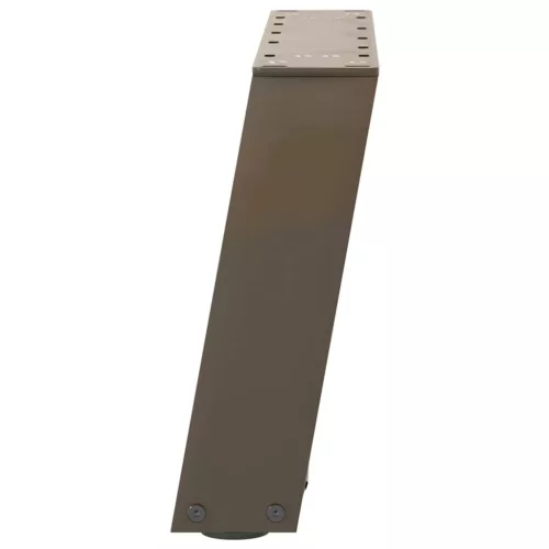  2 db U alakú natúr acél dohányzóasztal láb 50x(30-31) cm